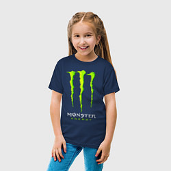 Футболка хлопковая детская MONSTER ENERGY, цвет: тёмно-синий — фото 2
