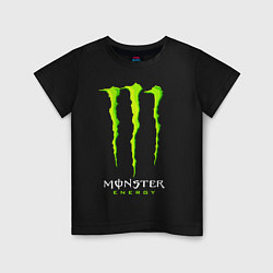 Футболка хлопковая детская MONSTER ENERGY, цвет: черный