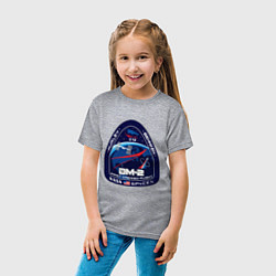 Футболка хлопковая детская NASA Z, цвет: меланж — фото 2