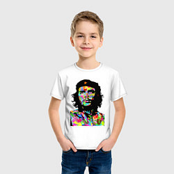 Футболка хлопковая детская Che, цвет: белый — фото 2