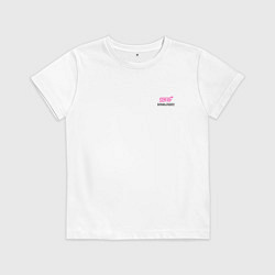 Футболка хлопковая детская SUBARU STI спина Z, цвет: белый