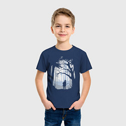 Футболка хлопковая детская The Last Of Us PART 2, цвет: тёмно-синий — фото 2