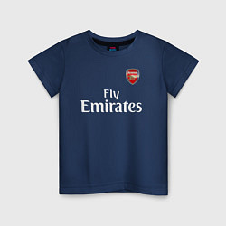 Футболка хлопковая детская ARSENAL, цвет: тёмно-синий