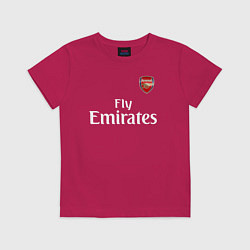 Футболка хлопковая детская ARSENAL, цвет: маджента
