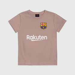 Футболка хлопковая детская BARCELONA, цвет: пыльно-розовый
