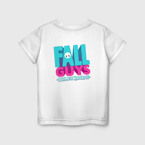 Детская футболка FALL GUYS 2 СТОРОНЫ / Белый – фото 2