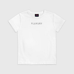 Футболка хлопковая детская PLUXURY, цвет: белый