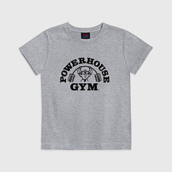 Футболка хлопковая детская GYM, цвет: меланж
