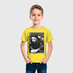 Футболка хлопковая детская Аль Пачино, цвет: желтый — фото 2