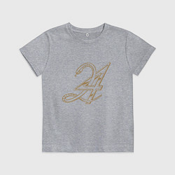 Футболка хлопковая детская Kobe Bryant, цвет: меланж