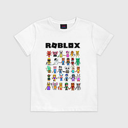 Футболка хлопковая детская ROBLOX PIGGY, цвет: белый