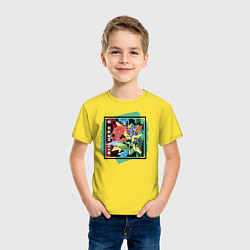 Футболка хлопковая детская Big Hero 6, цвет: желтый — фото 2