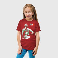 Футболка хлопковая детская Конор МакГрегор, цвет: красный — фото 2
