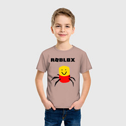 Футболка хлопковая детская ROBLOX, цвет: пыльно-розовый — фото 2
