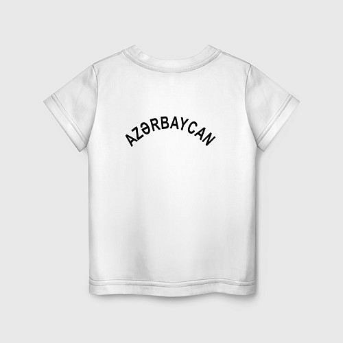 Детская футболка Азербайджан / Белый – фото 2
