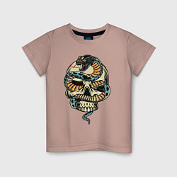 Детская футболка Snake&Skull