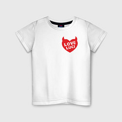 Детская футболка С Любовью, Люцик