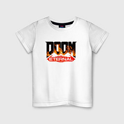 Детская футболка DOOM Eternal логотип