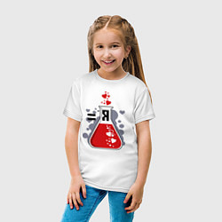 Футболка хлопковая детская Силакрасотая, цвет: белый — фото 2