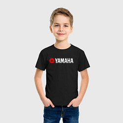 Футболка хлопковая детская YAMAHA ЯМАХА, цвет: черный — фото 2