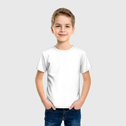 Футболка хлопковая детская DMX, цвет: белый — фото 2