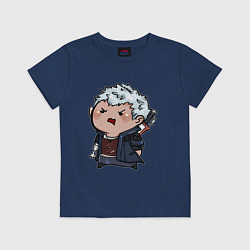 Футболка хлопковая детская Baby Nero, цвет: тёмно-синий