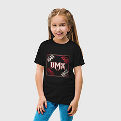 Футболка хлопковая детская DMX Power, цвет: черный — фото 2