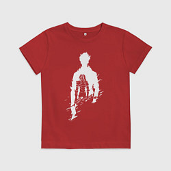 Футболка хлопковая детская СОН ДЖИН ВУ SOLO LEVELING, цвет: красный