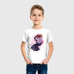 Футболка хлопковая детская Chika Fujiwara, цвет: белый — фото 2