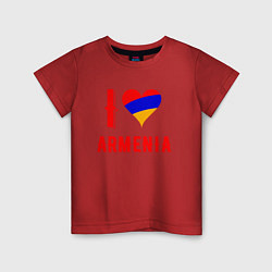 Детская футболка I Love Armenia