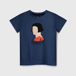 Детская футболка Amelie силуэт