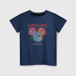 Детская футболка Коронавирус Coronavirus