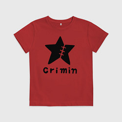 Футболка хлопковая детская Crimin бренд One Piece, цвет: красный