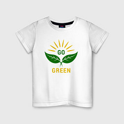 Детская футболка Go Green