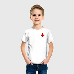 Футболка хлопковая детская Hospital Classic, цвет: белый — фото 2