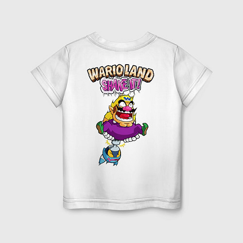 Детская футболка Wario / Белый – фото 2