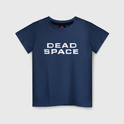 Футболка хлопковая детская Dead Space, цвет: тёмно-синий