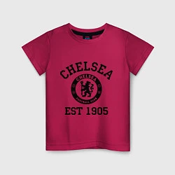 Футболка хлопковая детская Chelsea 1905, цвет: маджента
