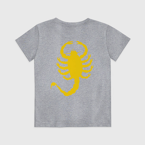 Детская футболка Драйв Скорпион спина / Меланж – фото 2