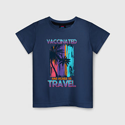 Детская футболка Вакцинируйся и путешествуй