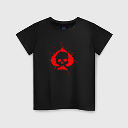 Футболка хлопковая детская GEARS OF WAR Z, цвет: черный