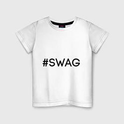 Детская футболка #SWAG
