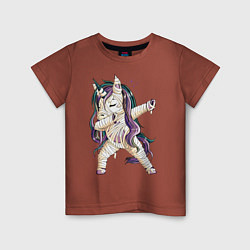 Детская футболка Единорог-мумия