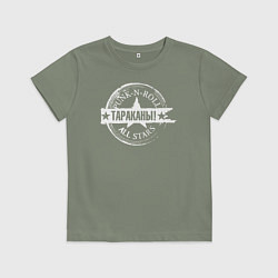 Футболка хлопковая детская PUNK - N - RROLL Тараканы!, цвет: авокадо