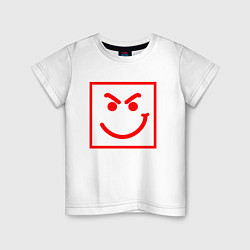 Детская футболка BON JOVI HAVE A NICE DAY SMILE RED FACE