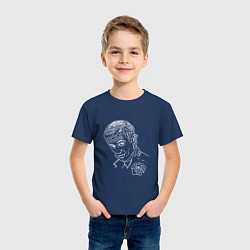 Футболка хлопковая детская Бельмондо Профессионал, цвет: тёмно-синий — фото 2