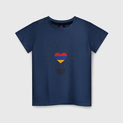 Детская футболка Армения - Лампочка