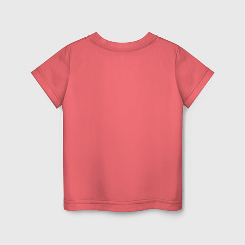 Детская футболка Тигр игрок в гольф / Коралловый – фото 2