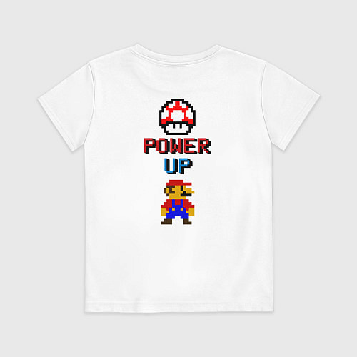 Детская футболка Big Mario / Белый – фото 2