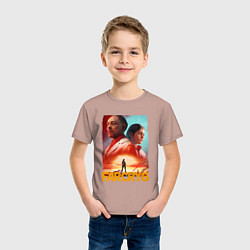 Футболка хлопковая детская FAR CRY 6 ФАР КРАЙ 6 ПОСТЕР, цвет: пыльно-розовый — фото 2